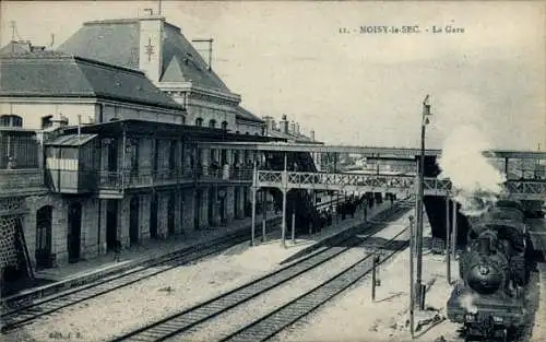 Ak Noisy le Sec Seine Saint Denis, Gare