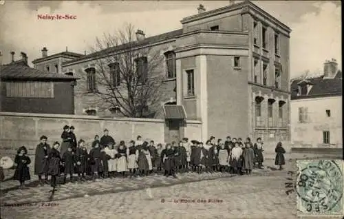 Ak Noisy le Sec Seine Saint Denis, Schule für Mädchen