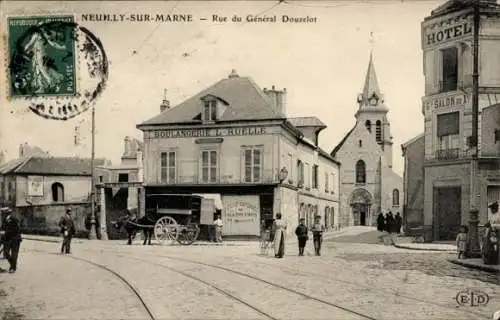 Ak Neuilly sur Marne Seine Saint Denis, Rue du Général Douzelot, Hotel