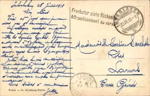 Ak Schweiz, Harderbahn, Jungfrau, Standseilbahn