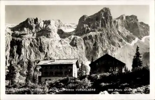 Ak Vorarlberg, Lindauer Hütte mit Sulzflur