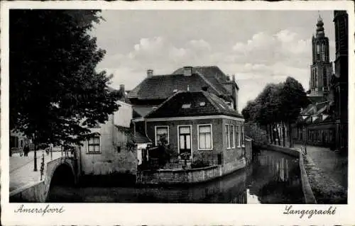 Ak Amersfoort Utrecht Niederlande, Langegracht