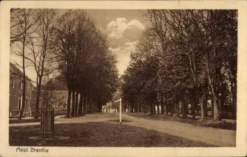 Ak Gieten Drenthe Niederlande, Blick auf das Dorf