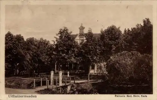 Ak Uithuizermeeden Groningen, Pastorie Ned Herv Kirche