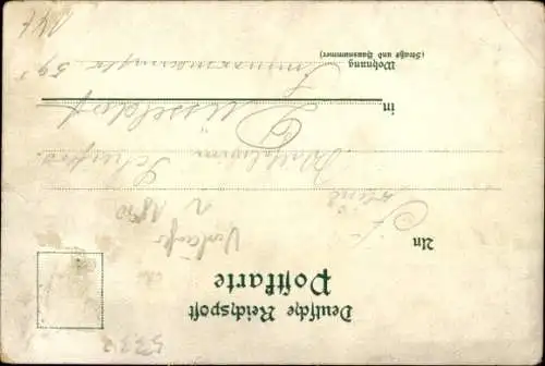 Vorläufer Litho Königswinter am Rhein, Drachenfels