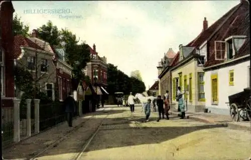 Ak Hilligersberg Südholland, Dorpsstraat