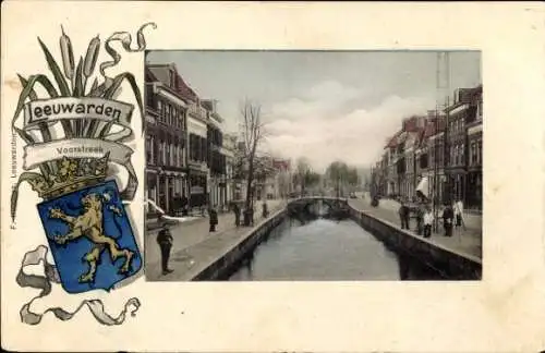 Wappen Ak Leeuwarden Fryslân Niederlande, Voorstreek