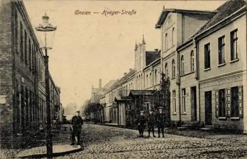 Ak Gnoien in Mecklenburg, Heeger-Straße