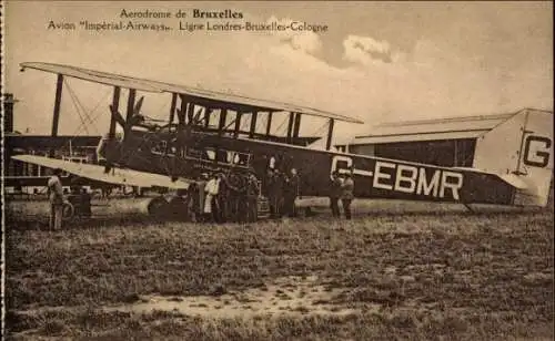 Ak-Brüssel-Flugplatz, Imperial-Ariways-Flugzeuge