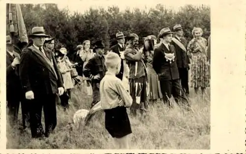 Foto Ak Stederdorf Peine in Niedersachsen, Fest, Standarte