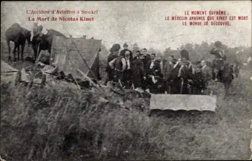 Ak-Flugunfall in Stockel, Der Tod von Nicolas Kinet