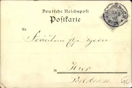 Litho Pößneck in Thüringen, Gesamtansicht, Actiengarten