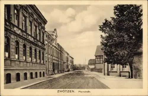 Ak Zwötzen Gera in Thüringen, Pfarrstraße