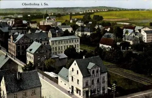 Ak Limbach Oberfrohna in Sachsen, Panorama