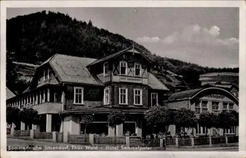 Ak Sitzendorf in Thüringen, Hotel Semmelpeter