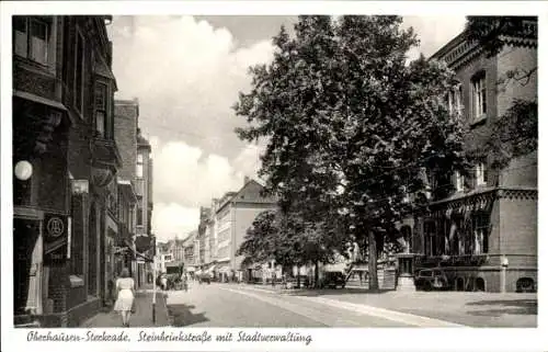 Ak Sterkrade Oberhausen am Rhein, Steinbrinkstraße, Stadtverwaltung