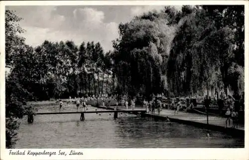 Ak Lünen in Westfalen, Freibad Kappenberger See