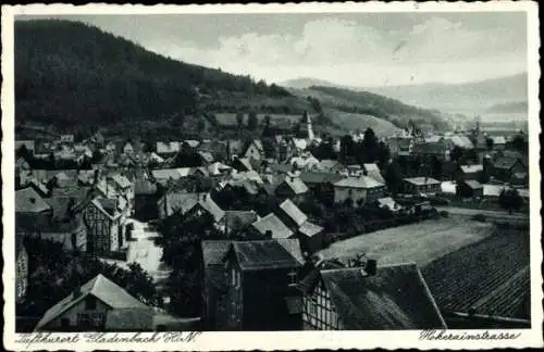 Ak Gladenbach in Hessen, Totalansicht, Hoherainstraße