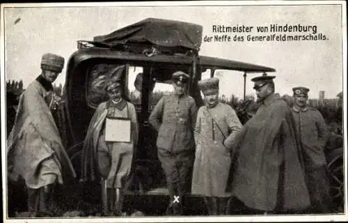 Ak Rittmeister von Hindenburg, der Neffe des Generalfeldmarschalls