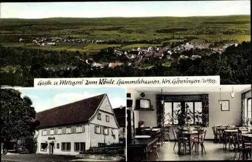 Ak Gammelshausen in Württemberg, Gasthaus und Metzgerei zum Rössle