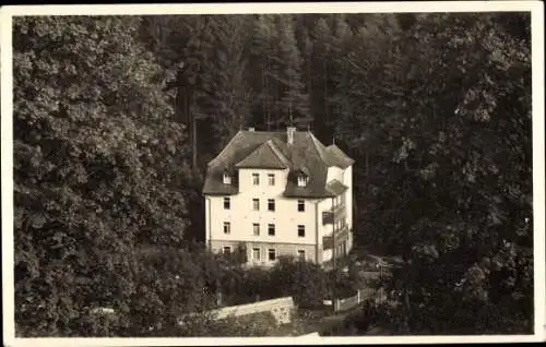 Ak Unterachtel Simmelsdorf in Mittelfranken, Gasthaus und Schwimmbad