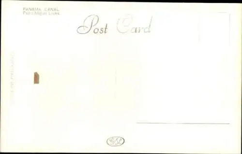 Ak Panama, Kanal, Pedro-Miguel-Docks