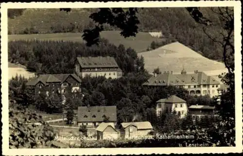 Ak Mittelschreiberhau Szklarska Poręba Schreiberhau Riesengebirge Schlesien, Marienhaus