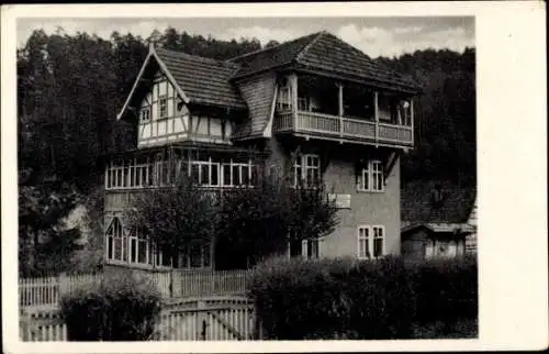 Ak Schwarzburg in Thüringen, Haus Schwarzatal