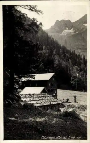 Foto Ak Eng Hinterriß Vomp in Tirol, Alpengasthaus Eng