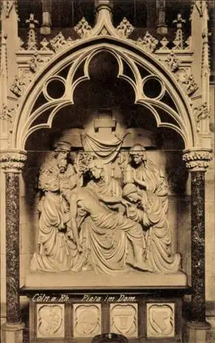 Ak Köln am Rhein, Pieta im Dom