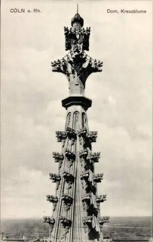 Ak Köln, Dom Detail, Kreuzblume