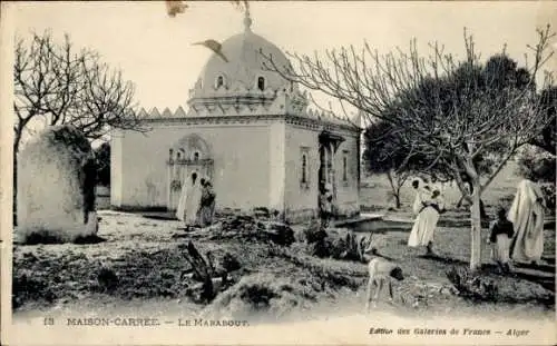 Ak Maison Carrée El Harrach Algier Algerien, Le Marabout