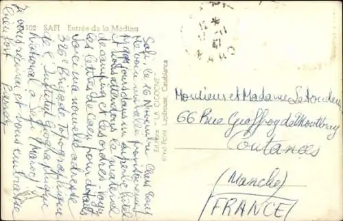 Ak Safi Saffi Marokko, Entree de la Medina