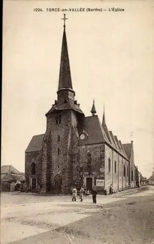 Ak Torce en Vallee Sarthe, Kirche