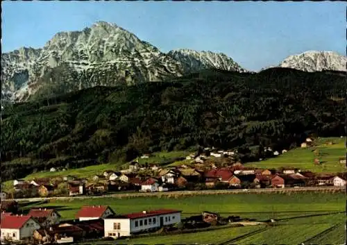 Ak Aufham Anger in Oberbayern, Panorama, Hochstaufen