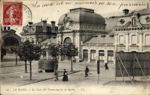 Ak Le Mans Sarthe, Straßenbahnhaltestelle Sarthe