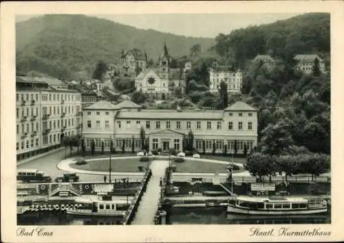 Ak Bad Ems an der Lahn, Staatliches Kurmittelhaus