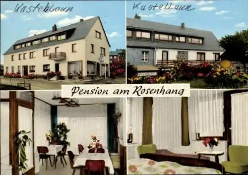 Ak Kastellaun im Hunsrück, Pension am Rosenhang, Zellerstraße 51