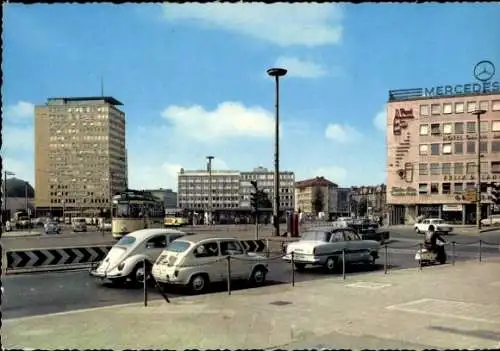 Ak Nürnberg in Mittelfranken, Am Pfärrer, Mercedes Benz, Hotel