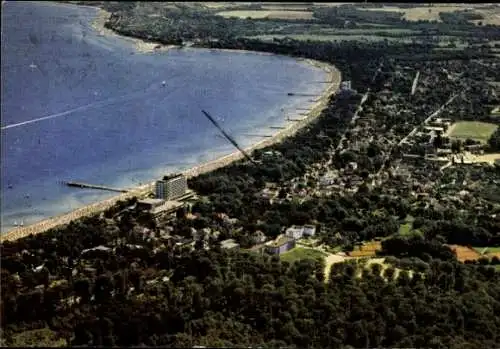 Ak Ostseebad Timmendorfer Strand, Gesamtansicht, Fliegeraufnahme