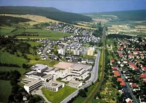 Ak Beverungen an der Weser, Luftbild