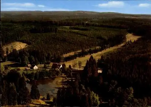 Ak bei Sievershausen Dassel im Solling, Lakenhausteich, Lakenteich, Panorama