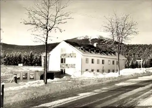 Ak Bayerisch Eisenstein im Bayrischen Wald Niederbayern, Jugendherberge, Gr. Arber