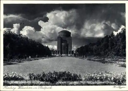 Ak Hamburg Nord Winterhude, Stadtpark, Wasserturm