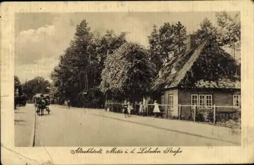 Ak Hamburg Wandsbek Rahlstedt Altrahlstedt, Lübecker Straße