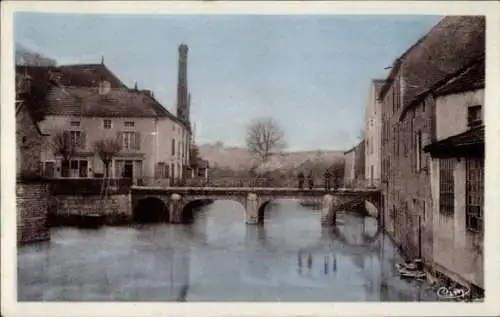 Ak Champlitte Haute Saône, Le Pont de pierre