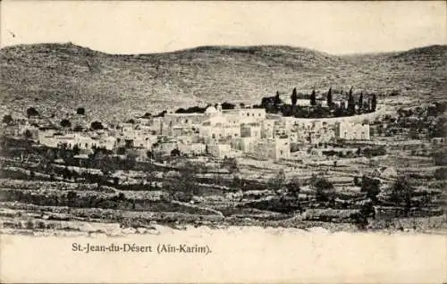 Ak Ain Karim En Kerem Jerusalem Israel, Saint Jean du Désert, Gesamtansicht