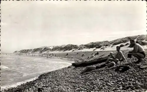 Ak La Mollière Somme, Strand