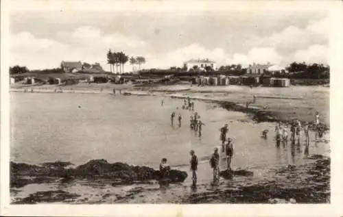 Ak Île d'Yeu Vendée, Gesamtansicht des Strandes Ker Chalon