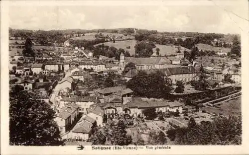 Ak Solignac Haute Vienne, Gesamtansicht